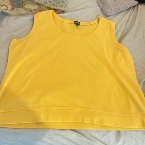 Rafaella sleeveless shirt ~ w/sweatshirt type band at the bottom size 1X